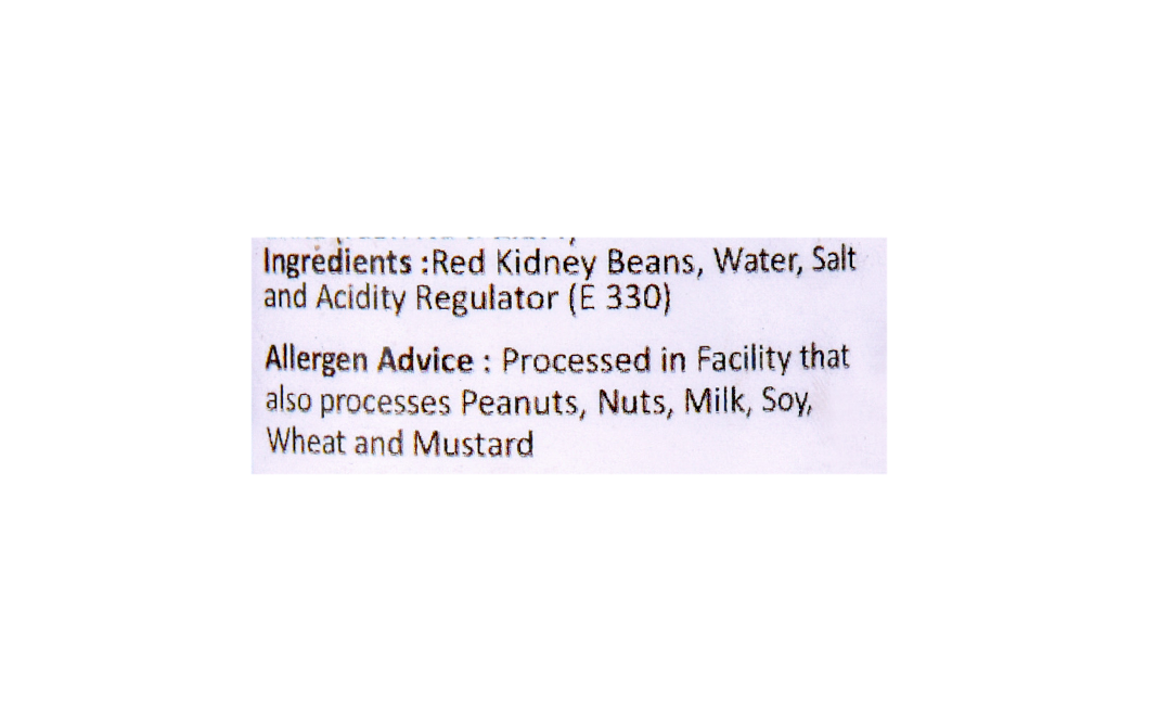 Golden Crown Red Kidney Beans In Brine   Tin  400 grams